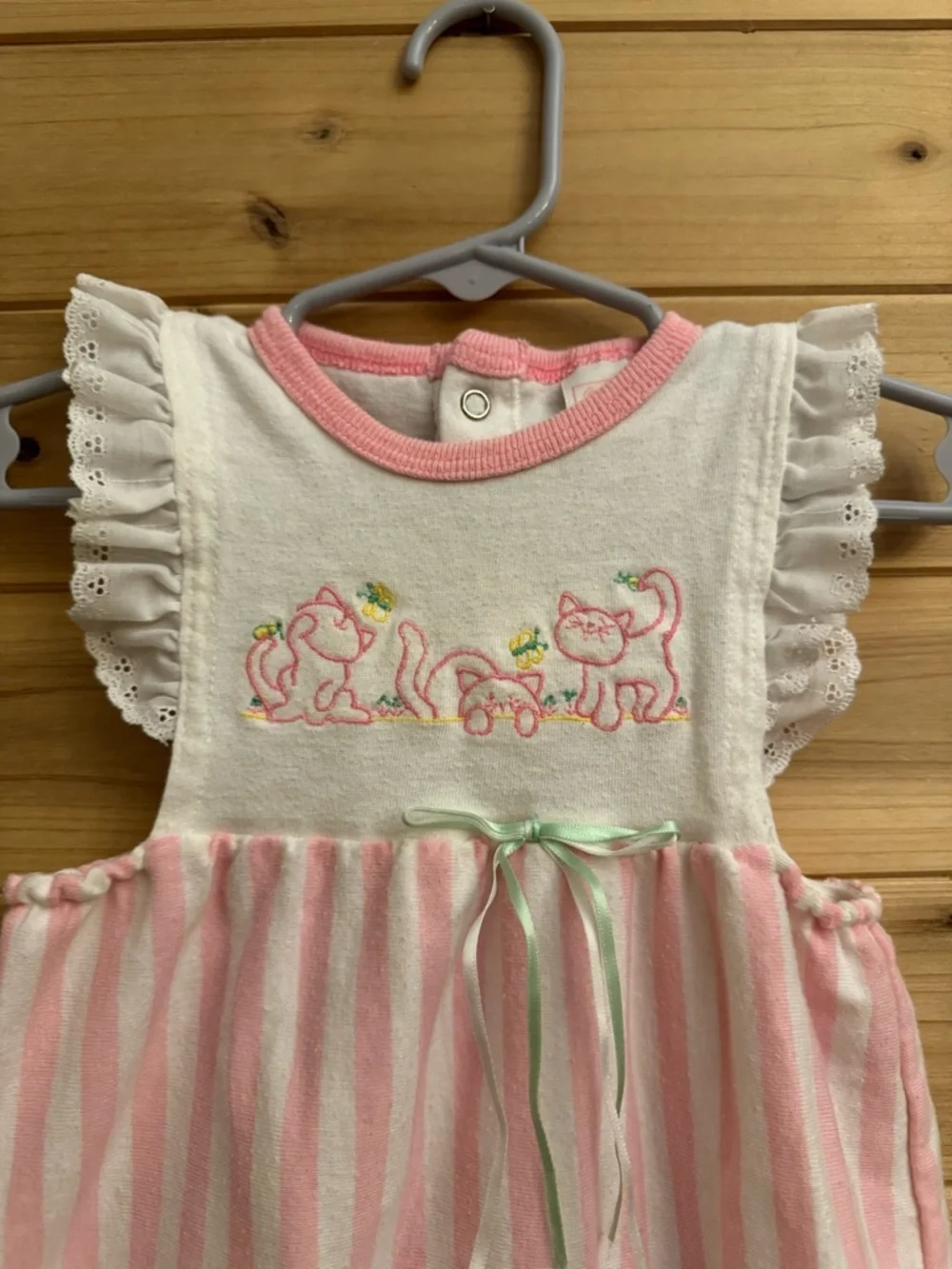 Vintage Bundle 90’s 12-18M Floral Coquette Colorful Romper Bow Frilly Pink